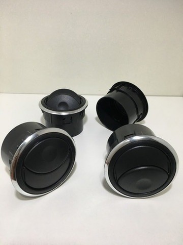 Kit Difusor De Ar Logan 07/13 Sandero 07/14 Duster11/15 aro Cromado
