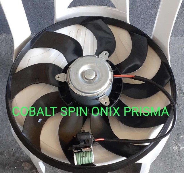 Motor ventoinha ventilador do radiador Cobalt Onix Spin Prisma 