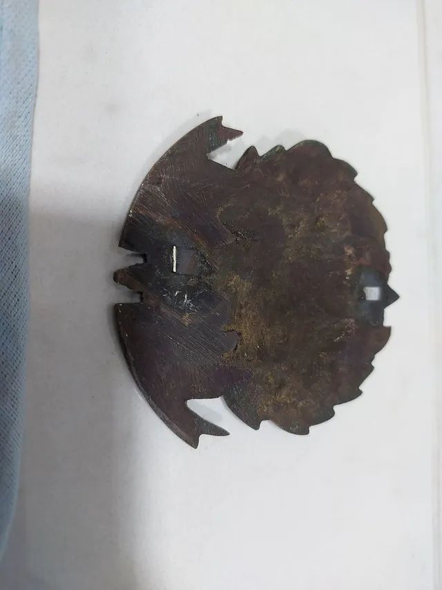 Raro Brasão Estados Unidos do Brasil 15 de novembro de 1889 original bronze só venda  - Foto 2