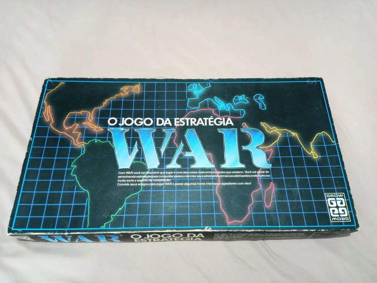 Jogo de Tabuleiro War Anos 80 - Grow