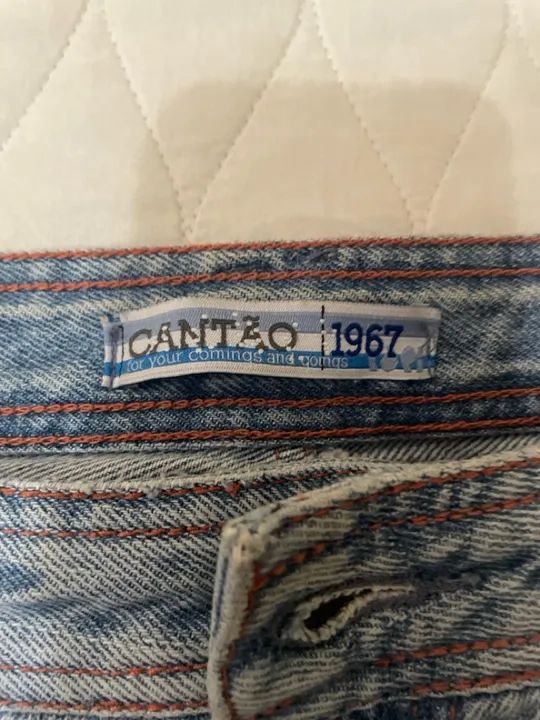 Saia Jeans Destroyed - Cantão - Foto 2