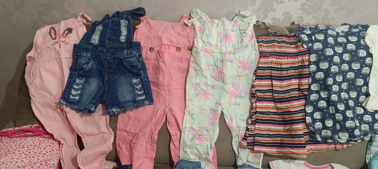 Lote de Roupas Infantis - Menina - Tmh 3/4  - Foto 2