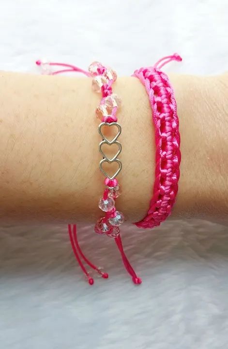 Duplinha de pulseiras macramê (preço especial acima de 5 kits) - Foto 2