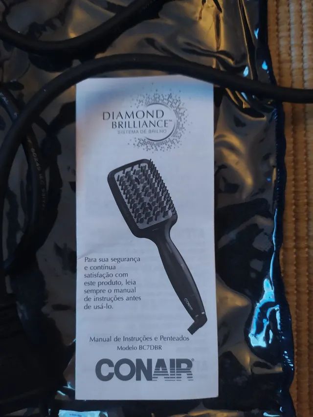 Escova cabelo alisamento elétrica Conair - Foto 4