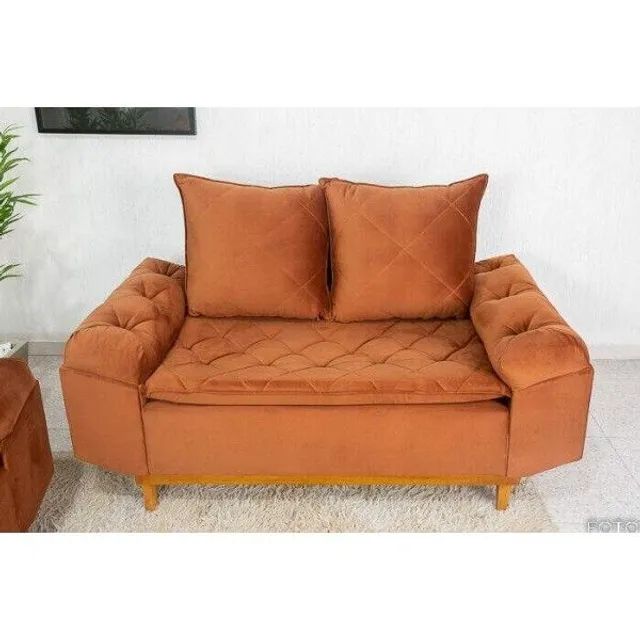 Sofá 2 lugares Bélgica 1.60m rf4219m - Foto 2