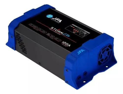 Fonte JFA 120a  Storm Lite com teste rapido de Bateria novo 1 ano de Garantia