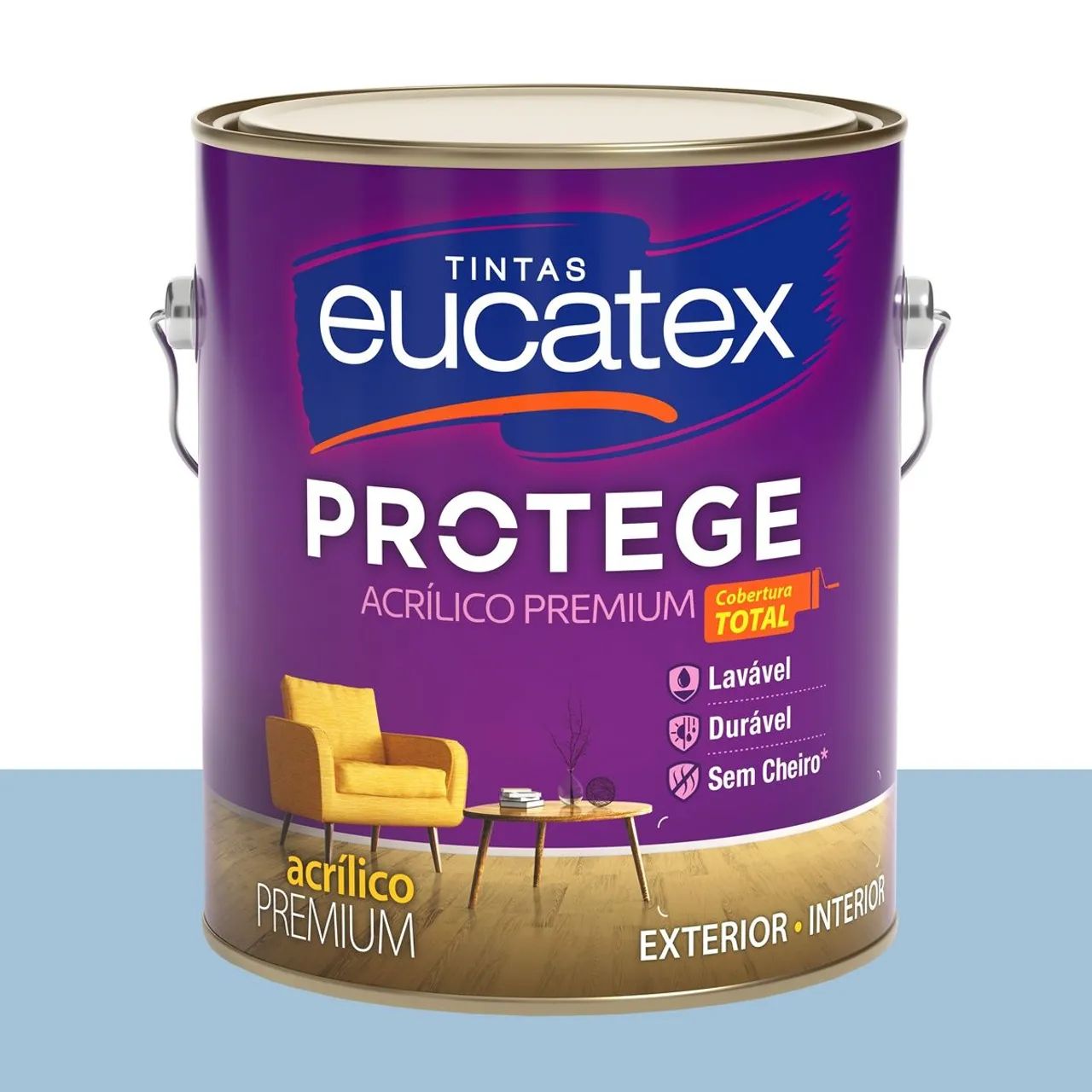 Tinta Acrílica Acetinada Eucatex Amanhecer 3,2 L