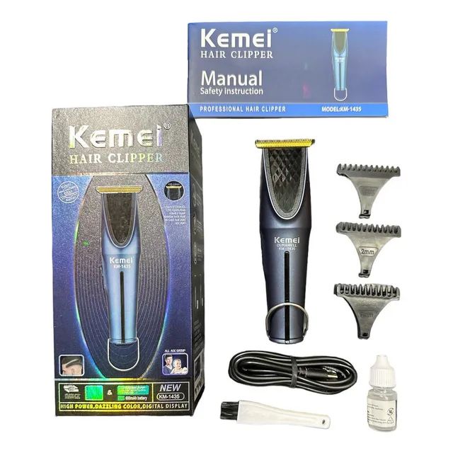 Máquina barba e Cabelo sem fio km-1435 lançamento 