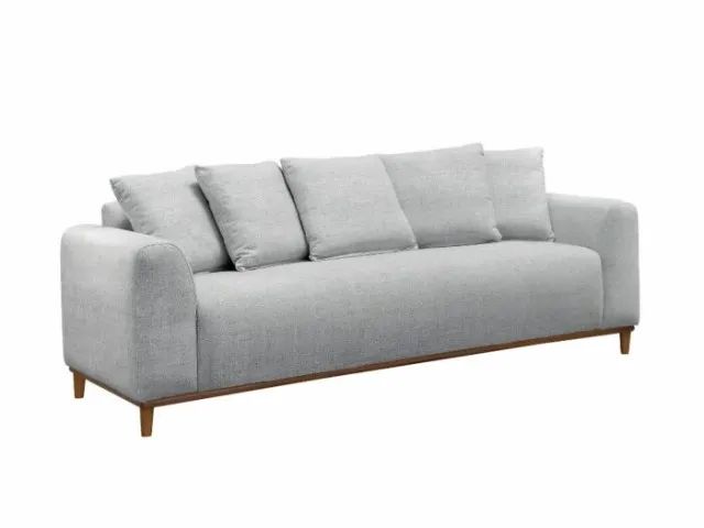 Sofá Living 700 Linho Bege. Produto Novo. Pronta Entrega. - Foto 2