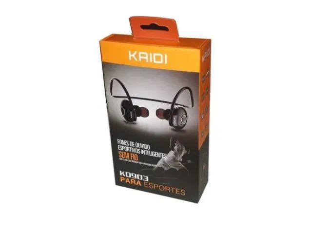 Fone Ouvido Sports Sem Fio Kaidi Kd-903 Bluetooth Orignal. Novo, lacrado. - Foto 6