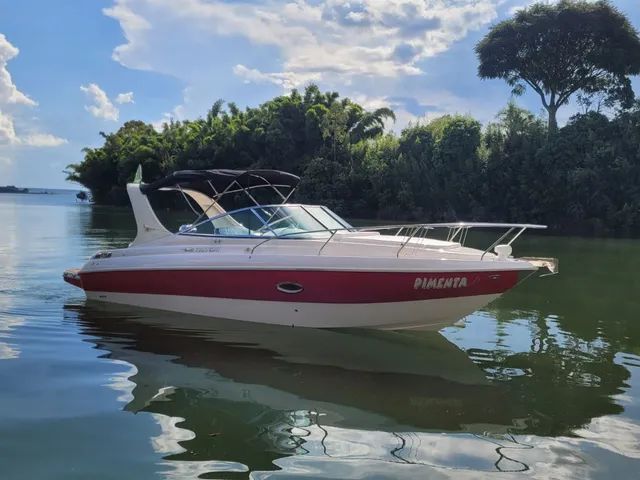 Lancha Triton 275 Cabinada Motor Centro Nova - Foto 5