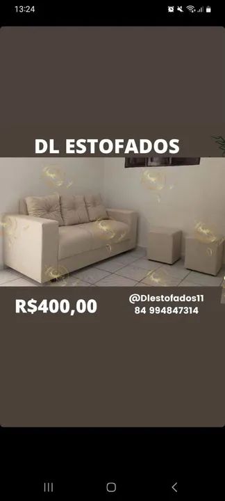 Sofá 3 lugares disponíveis em variedades de cores diretamente da fábrica  - Foto 4