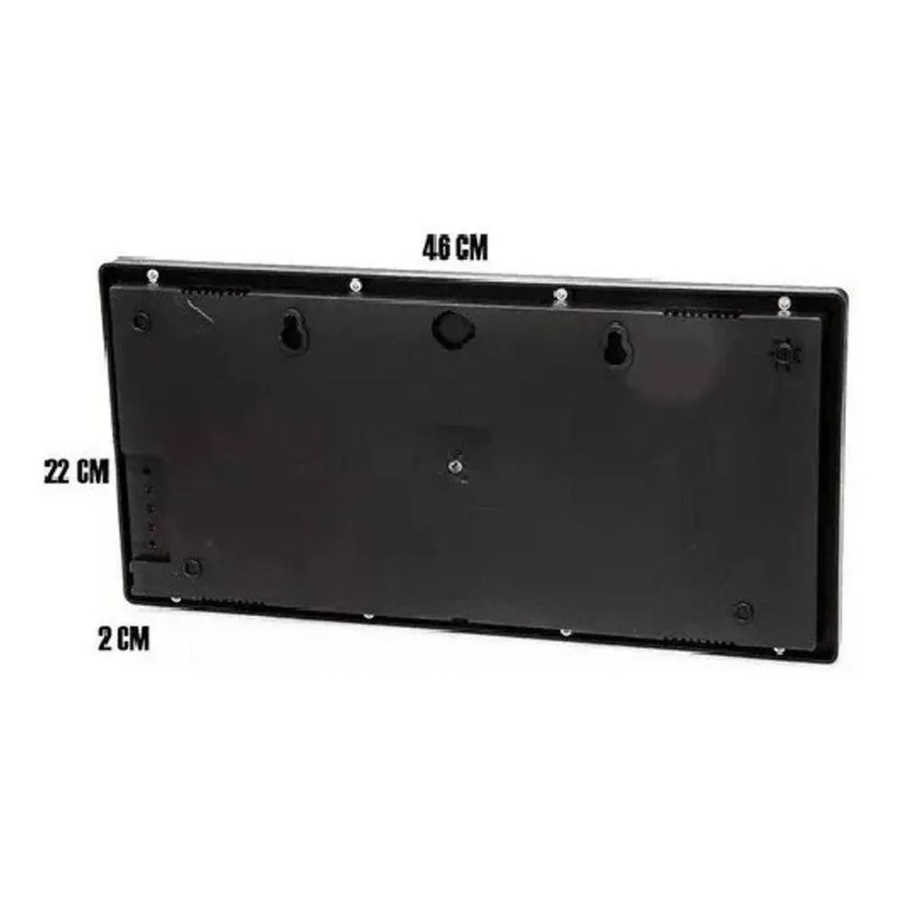 Relógio Para Parede Led Digital Grande 46Cm - Foto 3