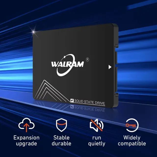 Hd Ssd Walram 128gb Sata 3 6Gb/s 2,5 sata 3 laptop pc notebook desktop pode retirar no loc - Foto 3