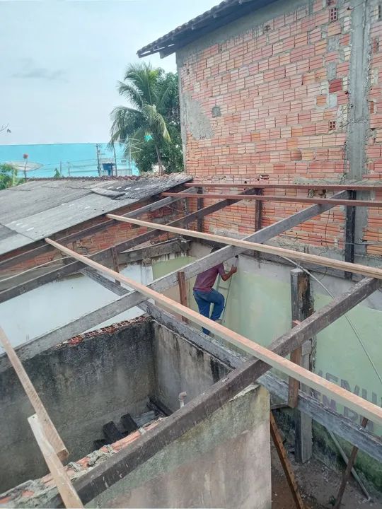 Reforma de telhado - mão de obra e material