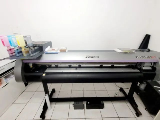 PLOTTER MIMAKI CJV30-160BS COM RECORTE INTEGRADO E NOBREAK - Foto 3
