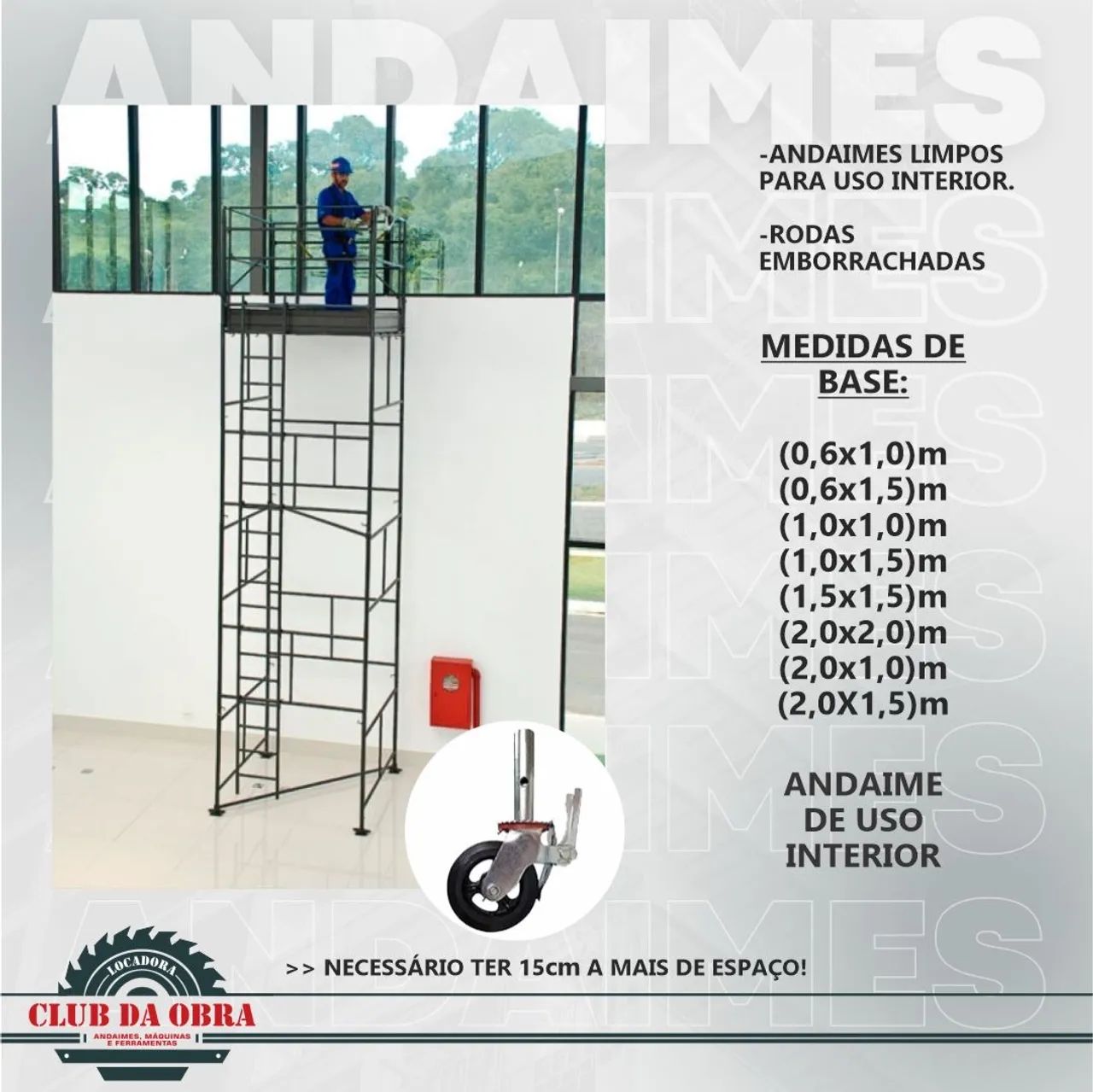 ALUGUEL de andaimes!!! - Foto 2