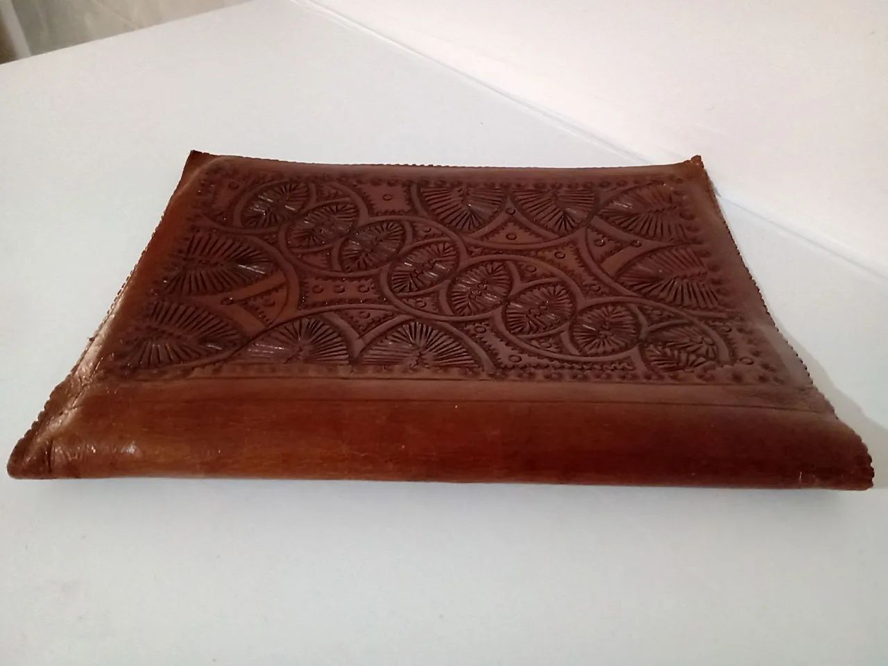 Capa de caderno ou livro em couro anos 60  - Foto 3