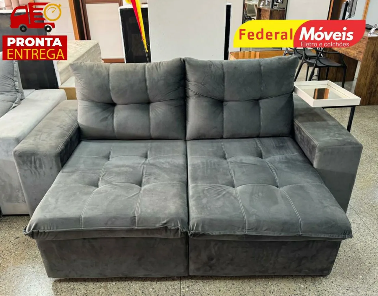 Sofá Reclinável Novo Fazemos Entrega