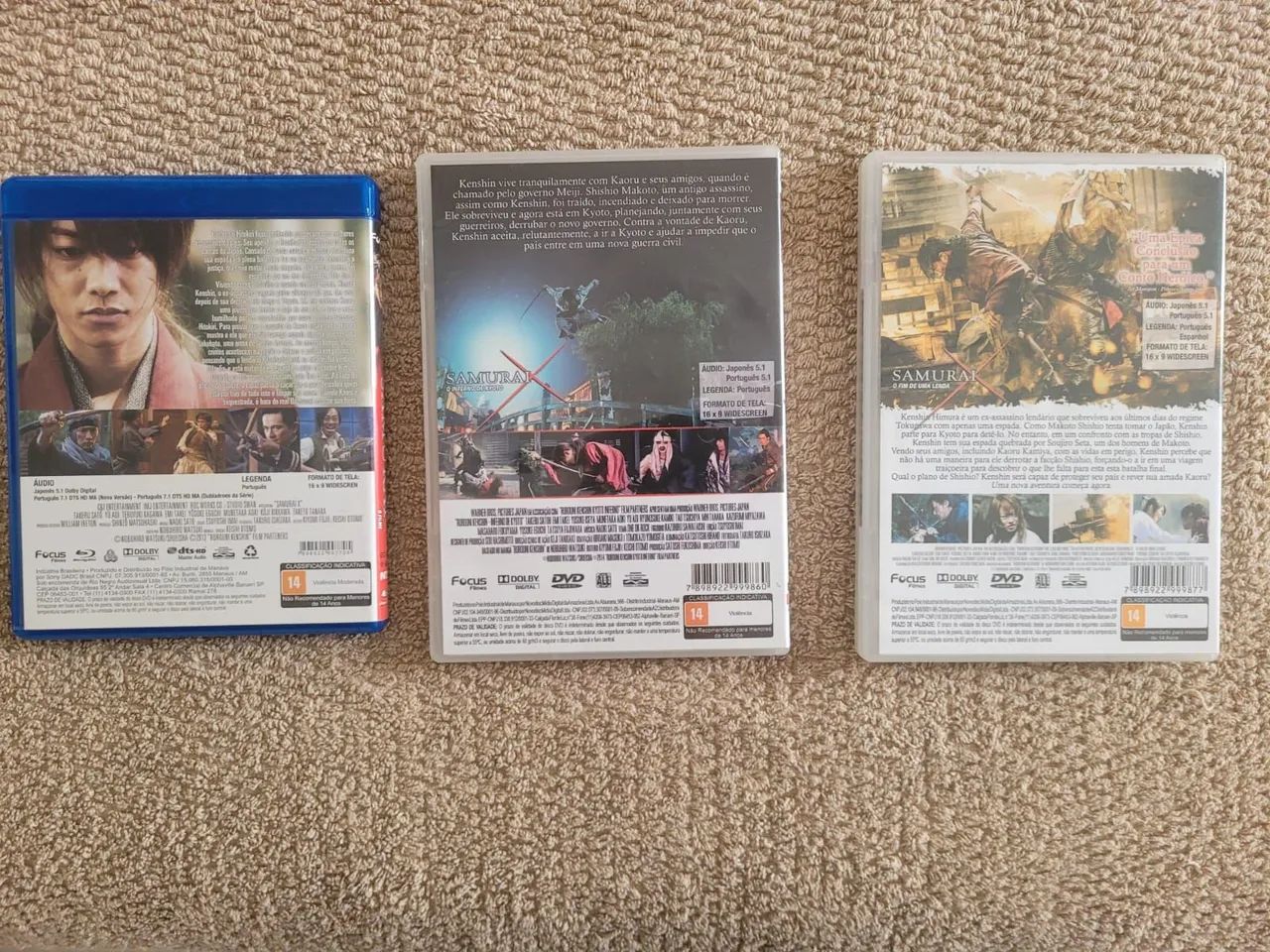 Coleção de Filmes Samurai X - Foto 2