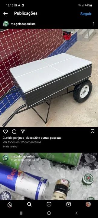Carrinho de cerveja  - Foto 3
