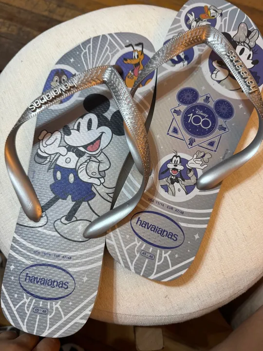 Havaianas Coleção exclusiva Disney 100 anos