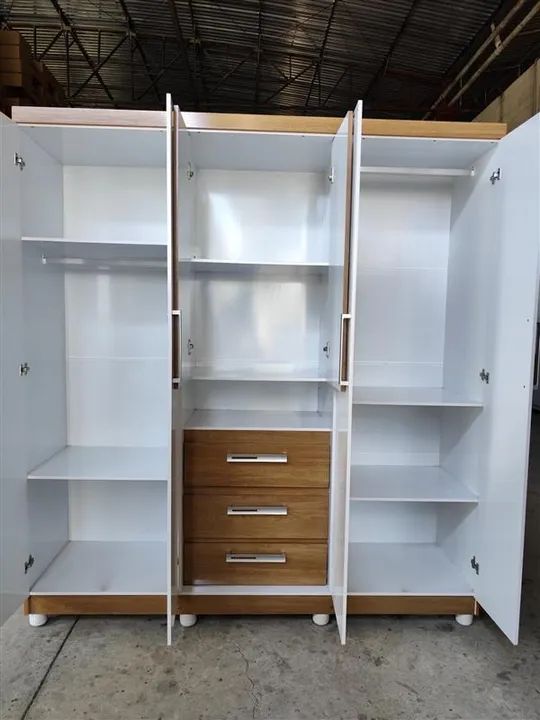 GUARDA ROUPA 6 PORTAS 100% MDF - Foto 2