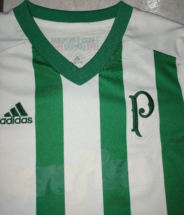 Camiseta Original Oficial do Palmeiras Adidas infantil- Climacool -P 2-5 ano 2017 - Foto 2