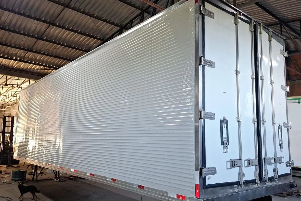  Baú Refrigerado 18 palets com equipamento de refrigeração Carrier 2100A - Foto 5