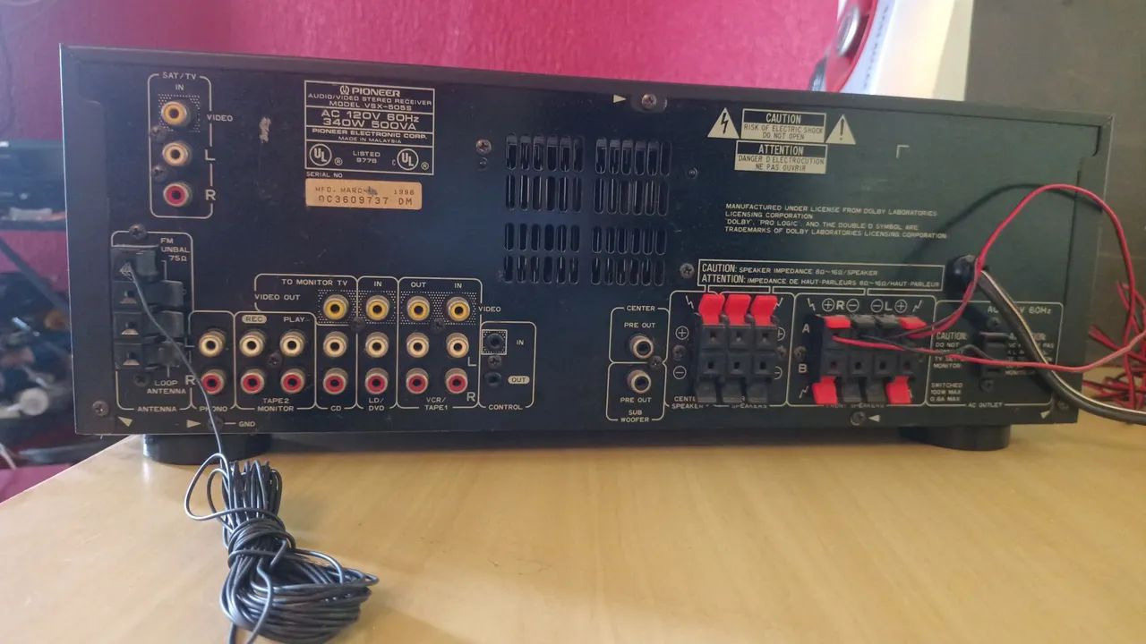 Aparelho de Som Pioneer VSX-5055 - Foto 2