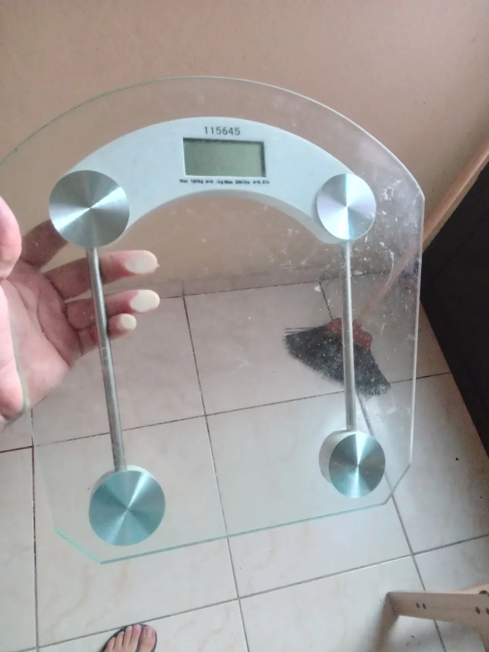 Balança de Vidro para Banheiro