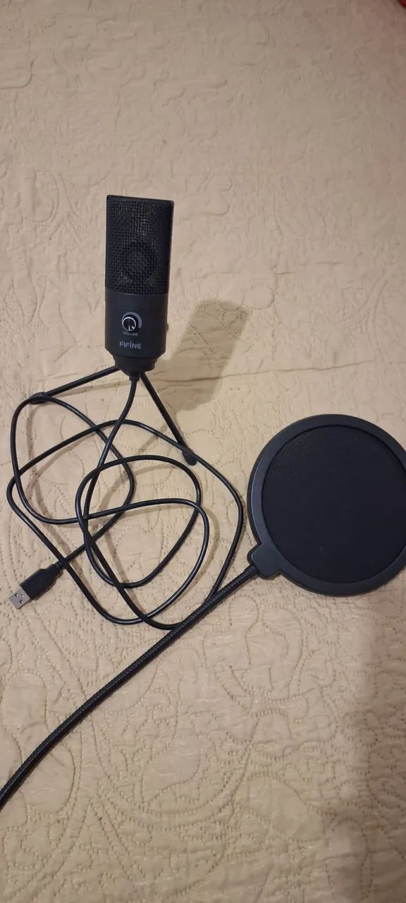 Microfone Fifine com Pop Filter (NÃO ENTREGO) - Foto 2