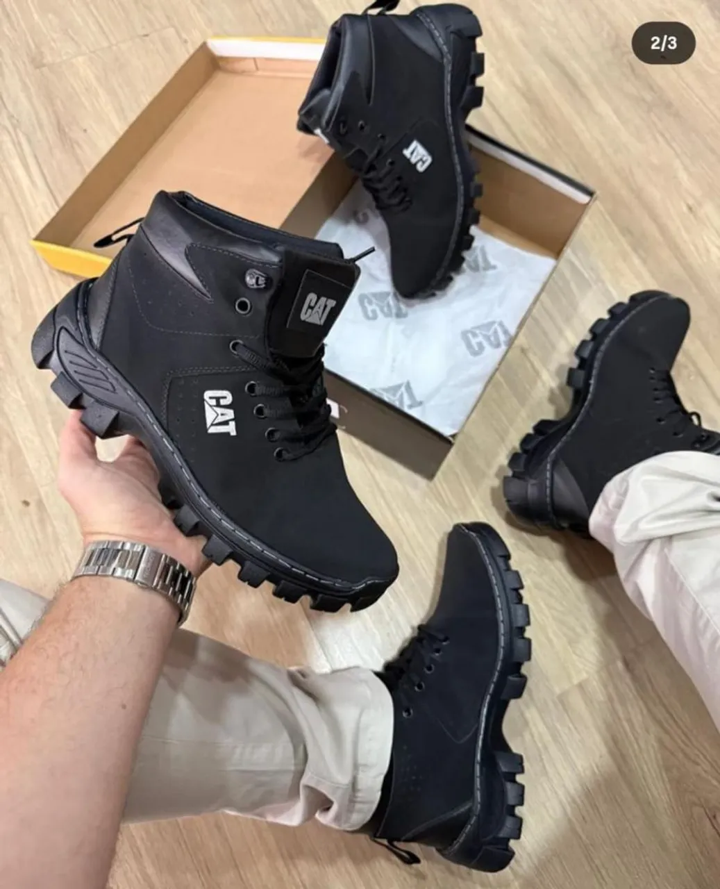 Bota Caterpillar Masculina - Nova!