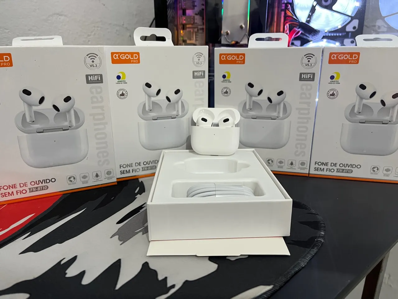 Fone de Ouvido Bluetooth O'Gold Pro - Alta Qualidade