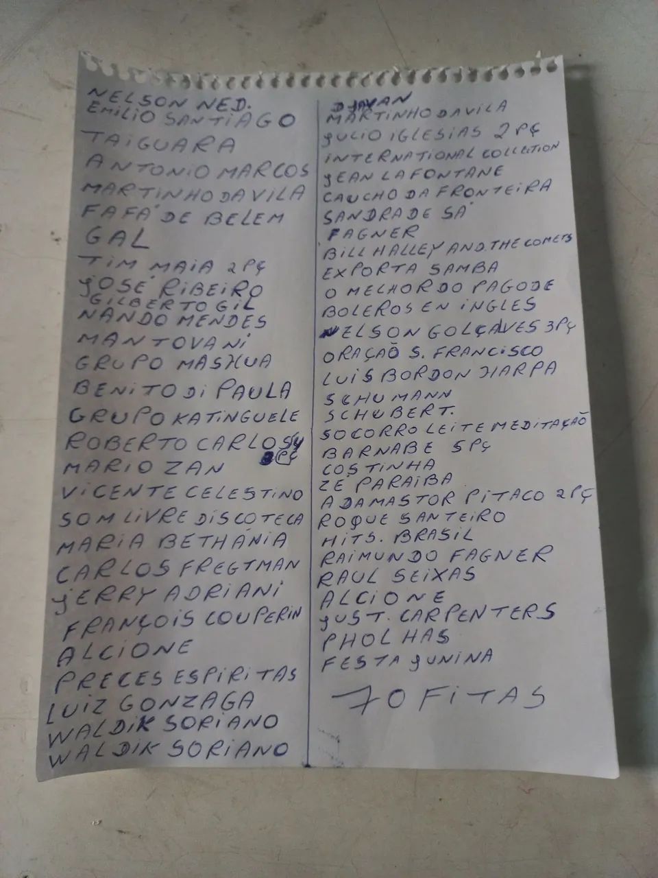 70 fitas k7 antigas  - Foto 5