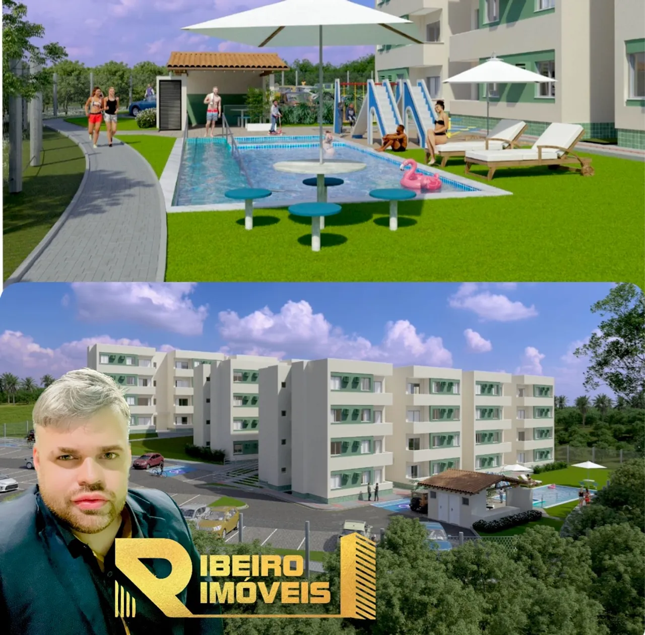 Apartamento em condomínio fechado com lazer completo!
