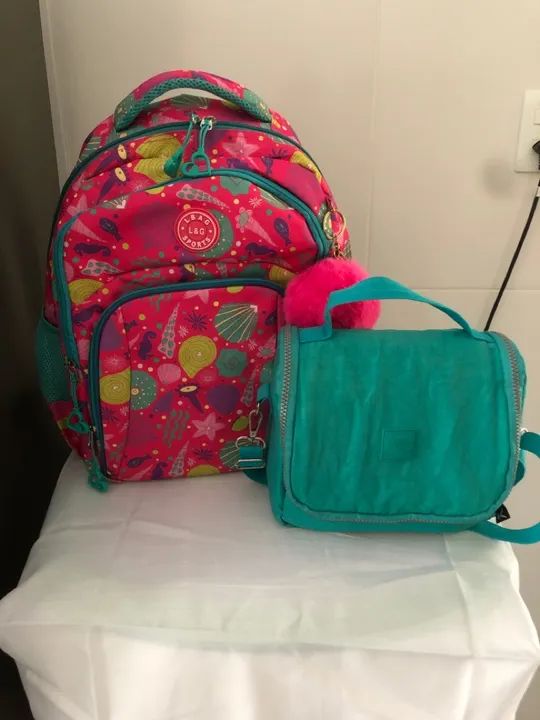 Conjunto mochila e lancheira escolar - Foto 3