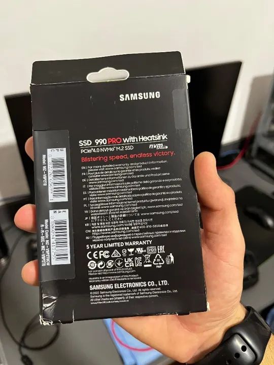 SSD Samsung 990 Pro 2TB - pcie 4.0 - PS5 Ready - Foto 4