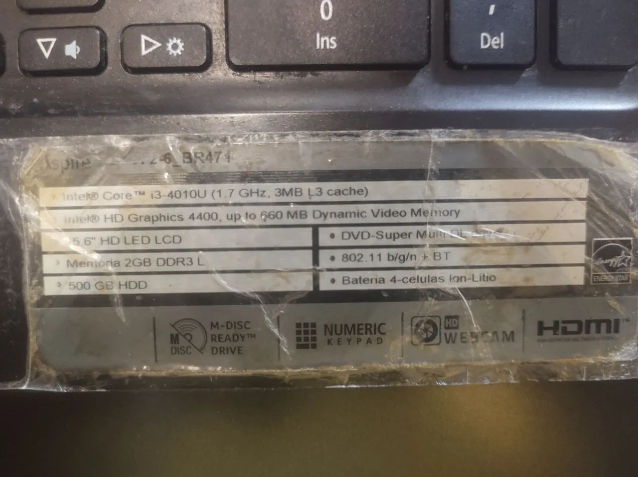 Notebook Acer Aspire para retirada de peças  - Foto 4