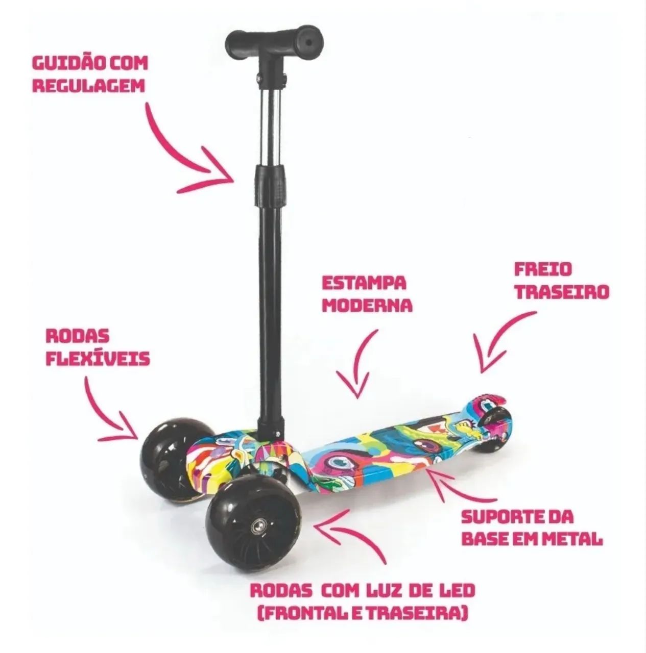 PATINETE SCOOTER DOBRÁVEL  - Foto 4