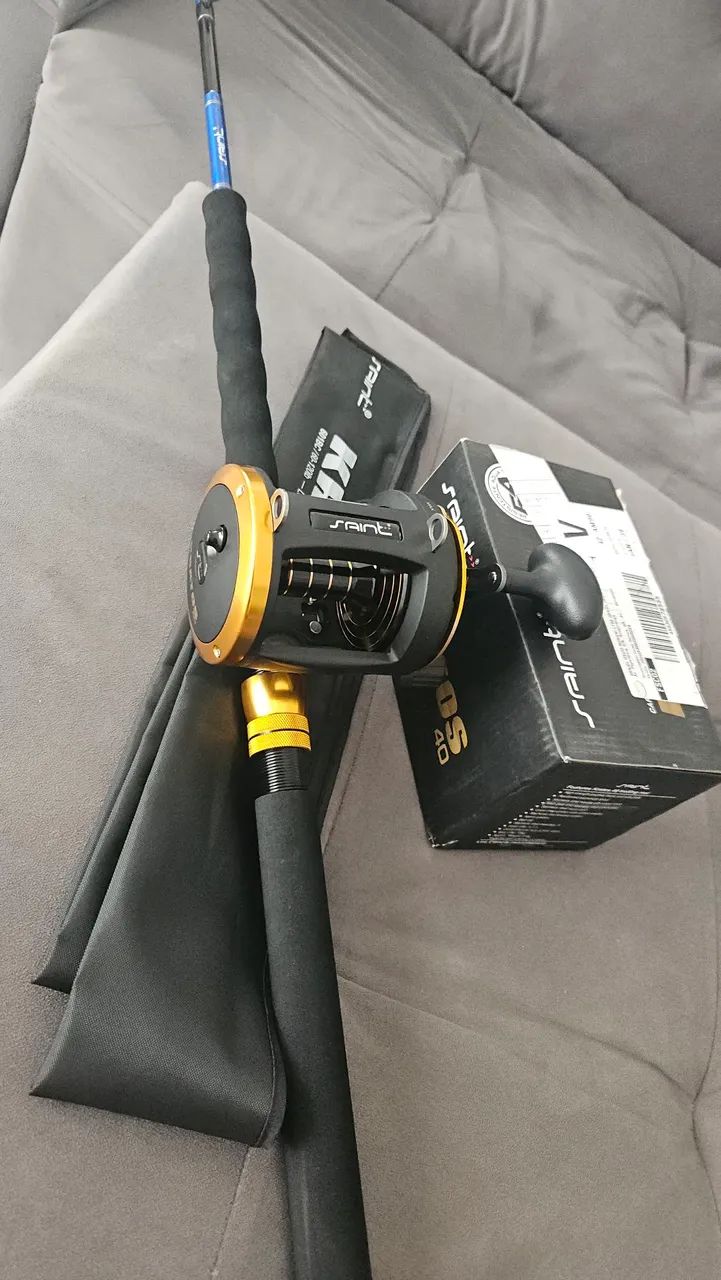 Carretilha Saint Kratos 40 + Vara