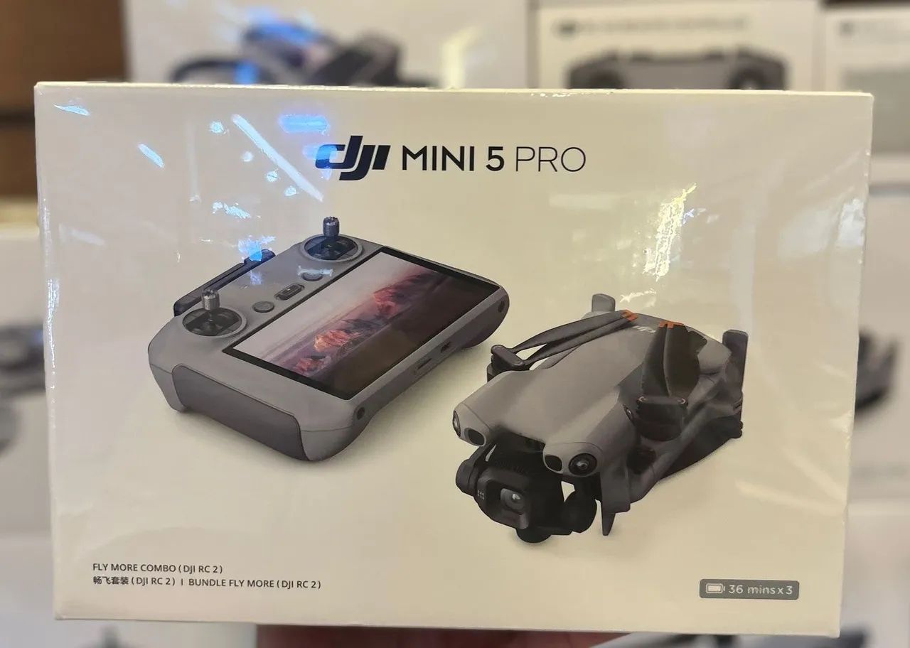 Drone Dji Mini 5 Pro Fly More combo com tela novo lacrado. 