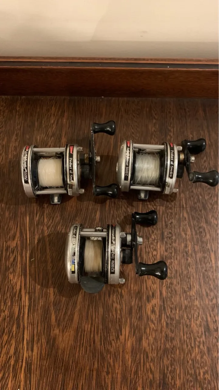 3 Carretilhas de pesca Abu Garcia Ambassadeur
