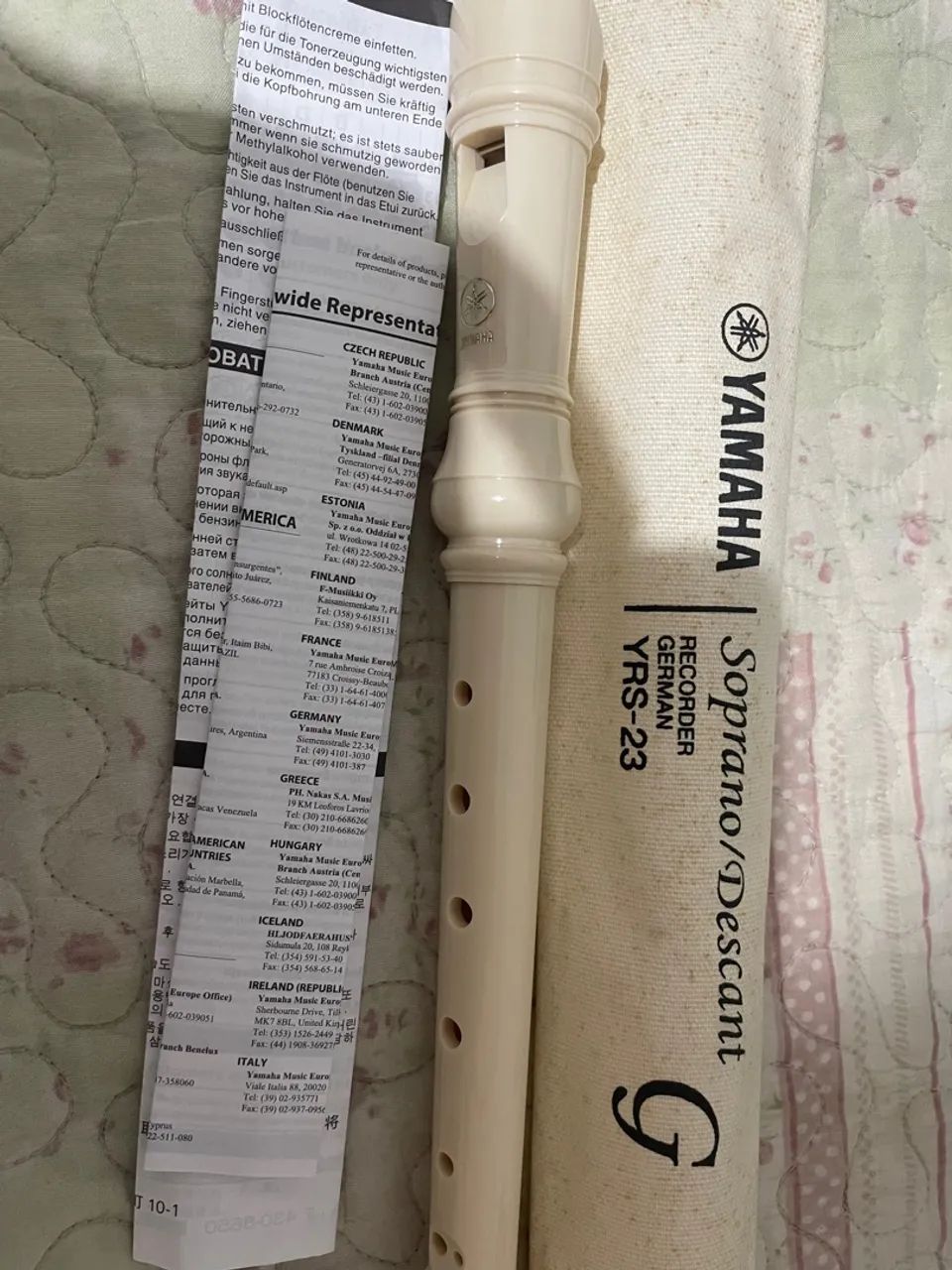 Flauta soprano germânica Yamaha - Foto 2