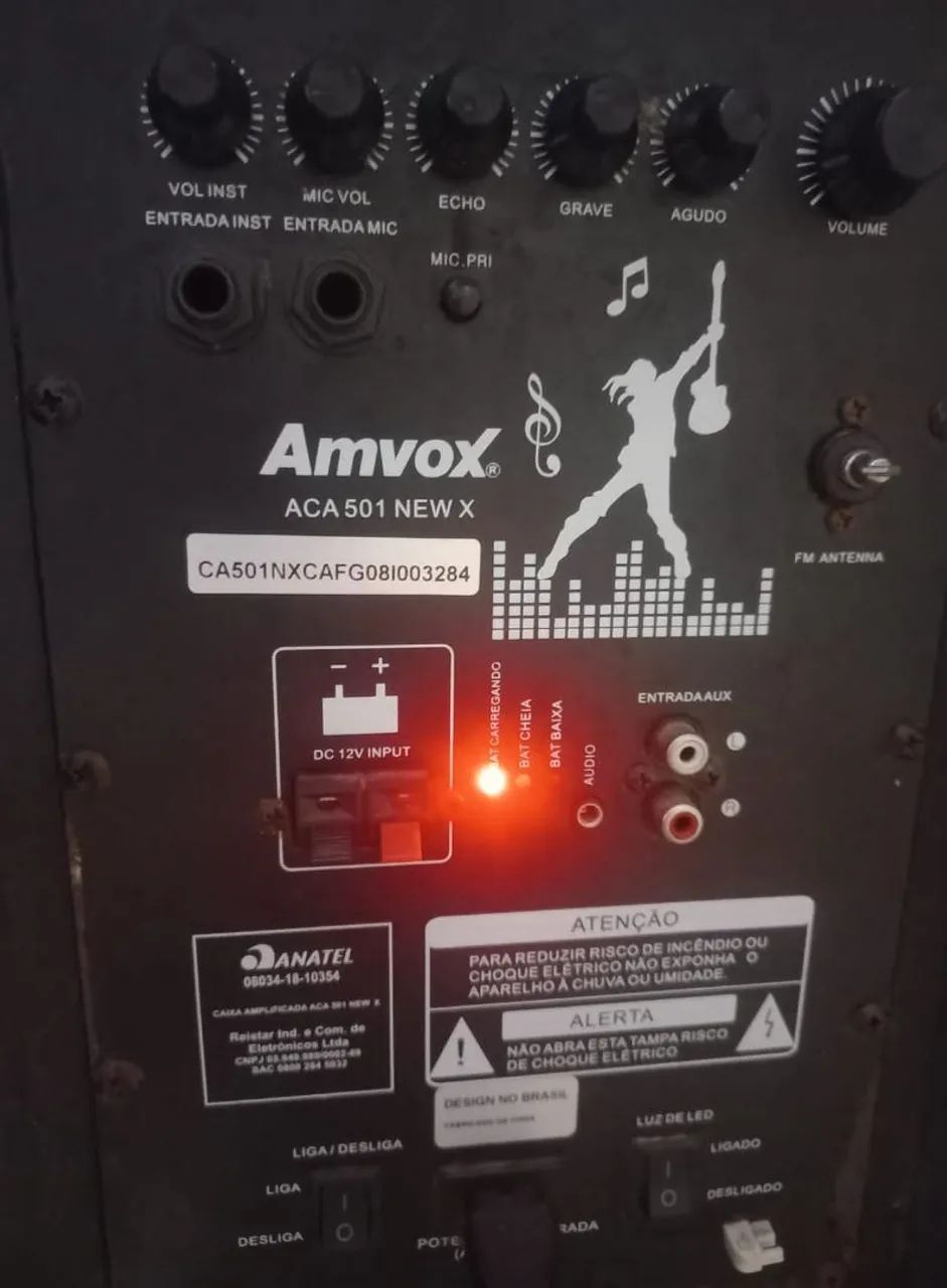 Caixa de som amplificada + 2 microfone  - Foto 3