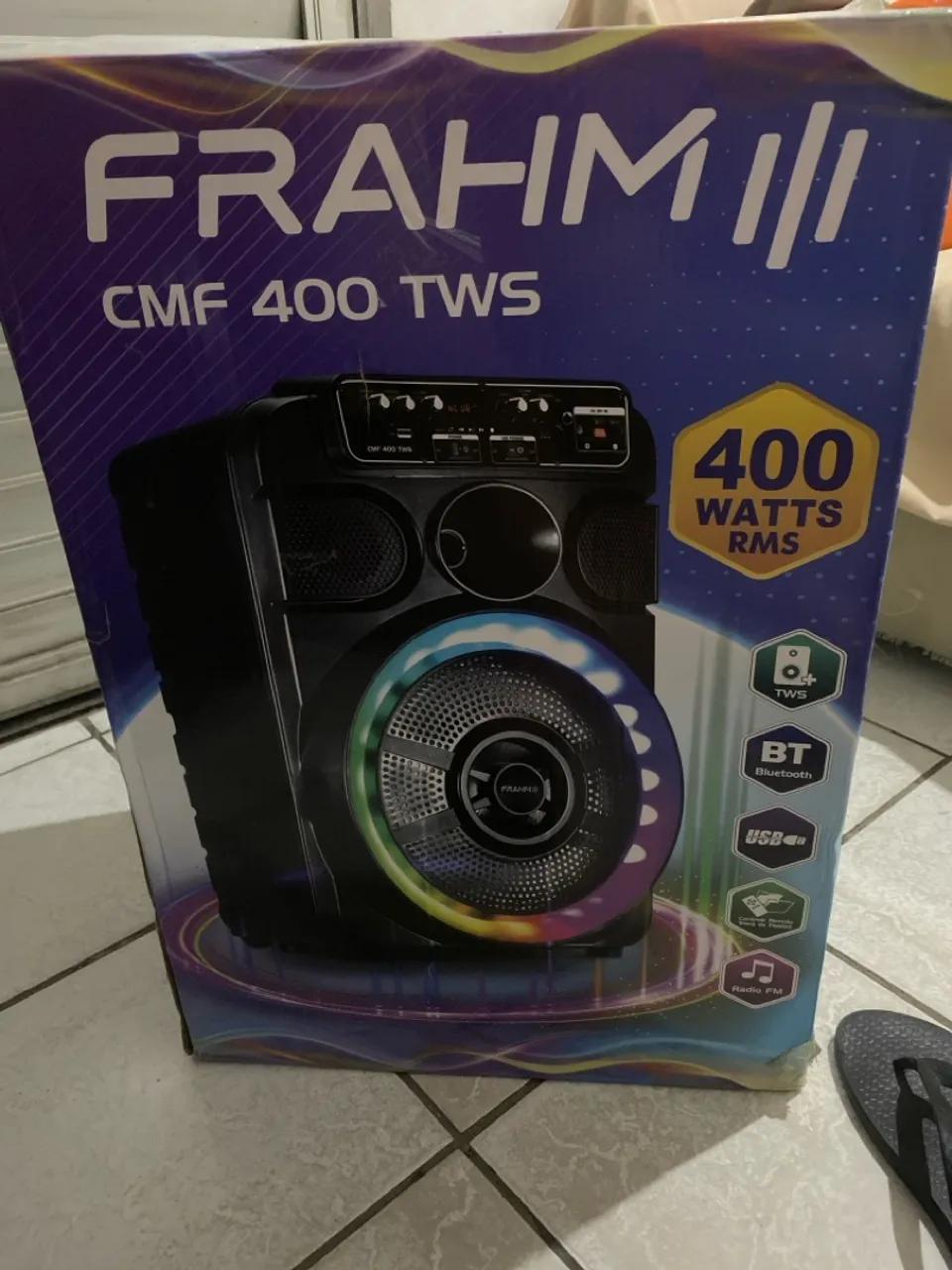 Caixa de som amplificada frahm cfm 400tws ema