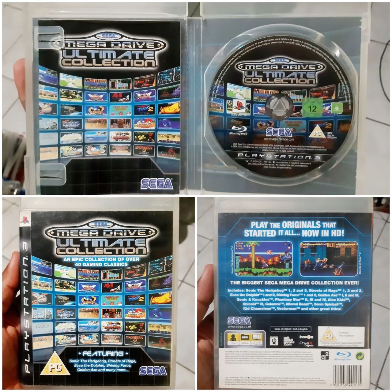Mega Drive Ultimate Collection PS3 Aceito Pix, Cartão e cartão 