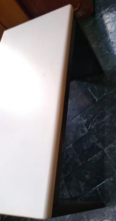 Mesa Escritório com base em Metal e Laminado Arvoplac -  1,20 x 60 x 72 - Foto 6