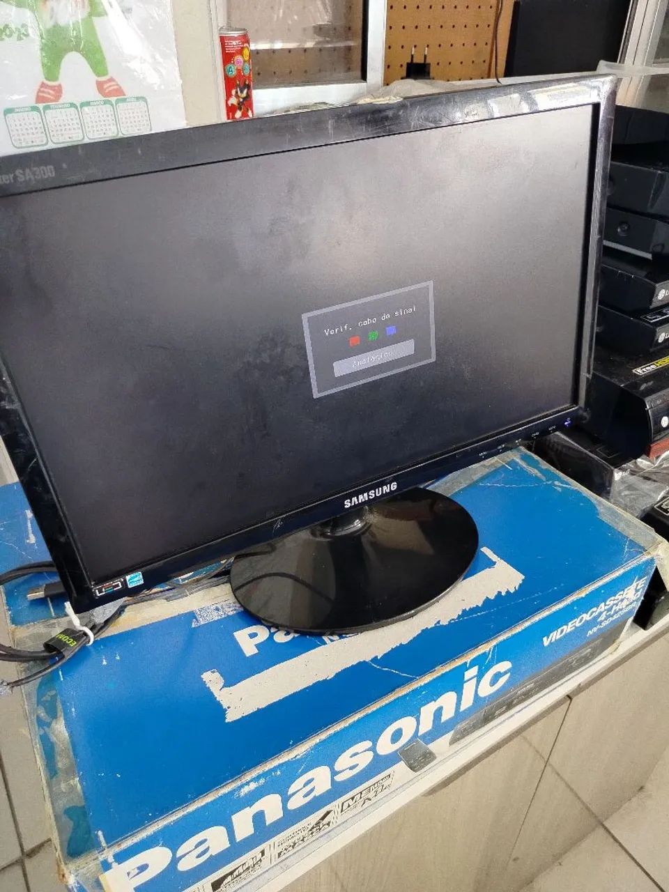 Monitor sansung led funcionando só não tenho a fonte  - Foto 2