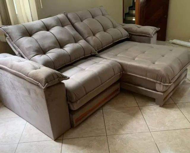 SOFA RETRATIL NOVO MOLAS ENSACADAS PILLOW 30CM LINHA PREMIUM NOVO EMBALADO
